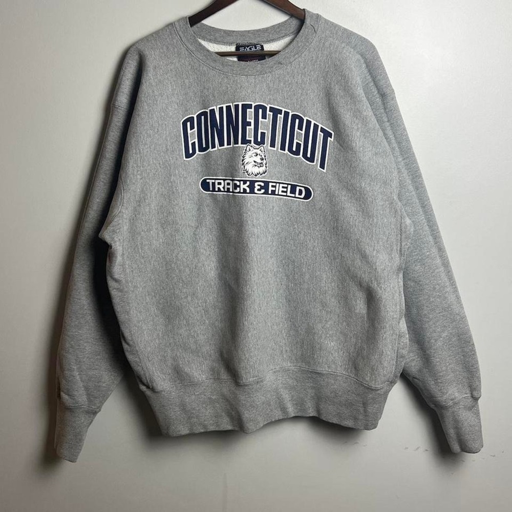 Connecticut Track & Field Gray Crewneck Sweatshirt